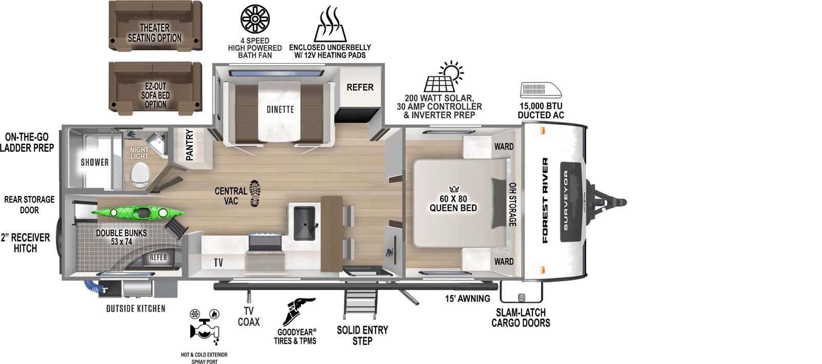 260BHLE Floorplan Image